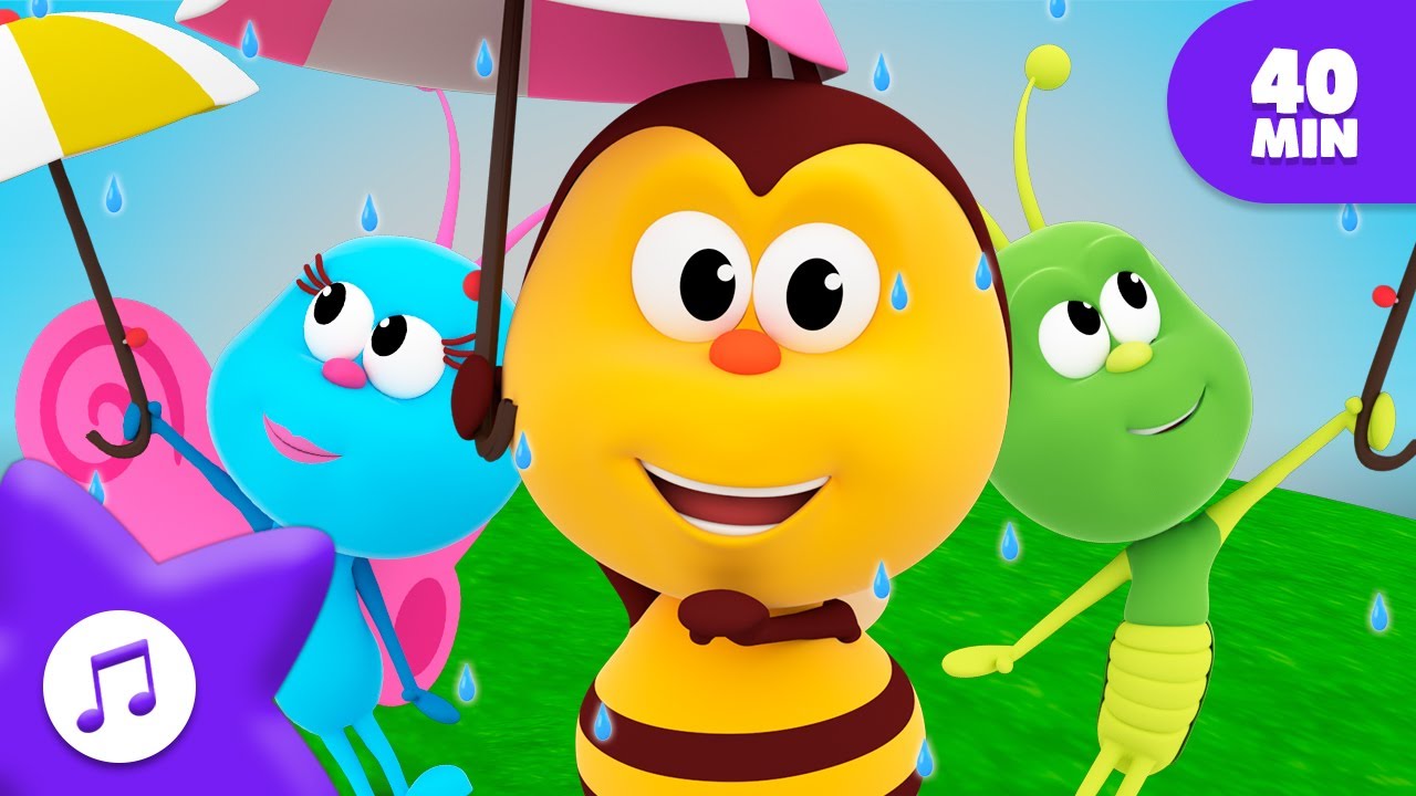 La Pioggia☔ Prima Canzone| Piccoli insetti - Bichikids