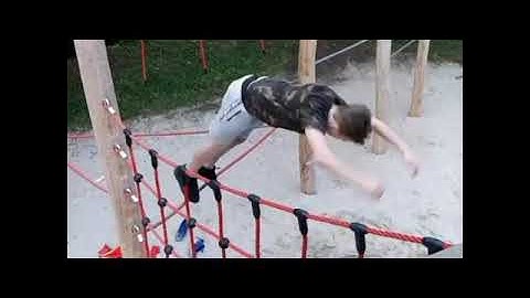 I try to do a frontflip