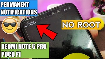 Turn on Permanent Notification Icon in Redmi Note 6 Pro | Poco F1 | Miui 10 Stable | Beta | NO ROOT