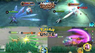 Mobile Legends & Pokemon UNITE Skill Effect Comparison