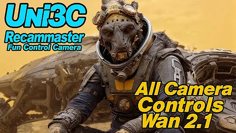 Best Camera controls Wan 2.1 Uni3C Recammaster Control Camera AI Video Tutorial guide install