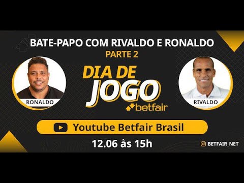 Betfair convoca Ronaldo e Rivaldo para mostrar que agora O Jogo é Outro