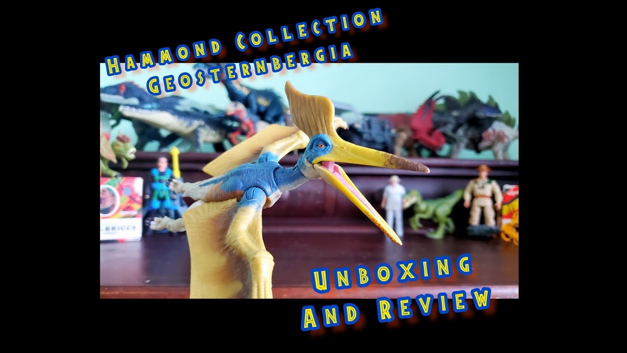 Jurassic World Hammond Collection Geosternbergia Review - YouTube