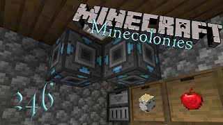 Just connecting the drawers in the basement in MineColonies Ep246