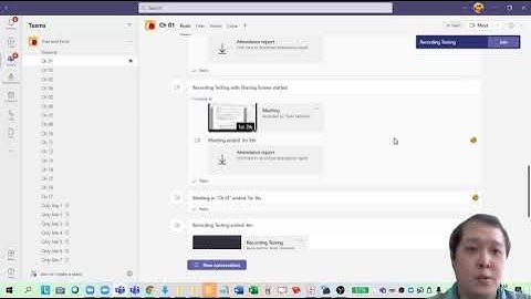 How to Record and Watch the Recording of a Video Meeting in Microsoft Teams