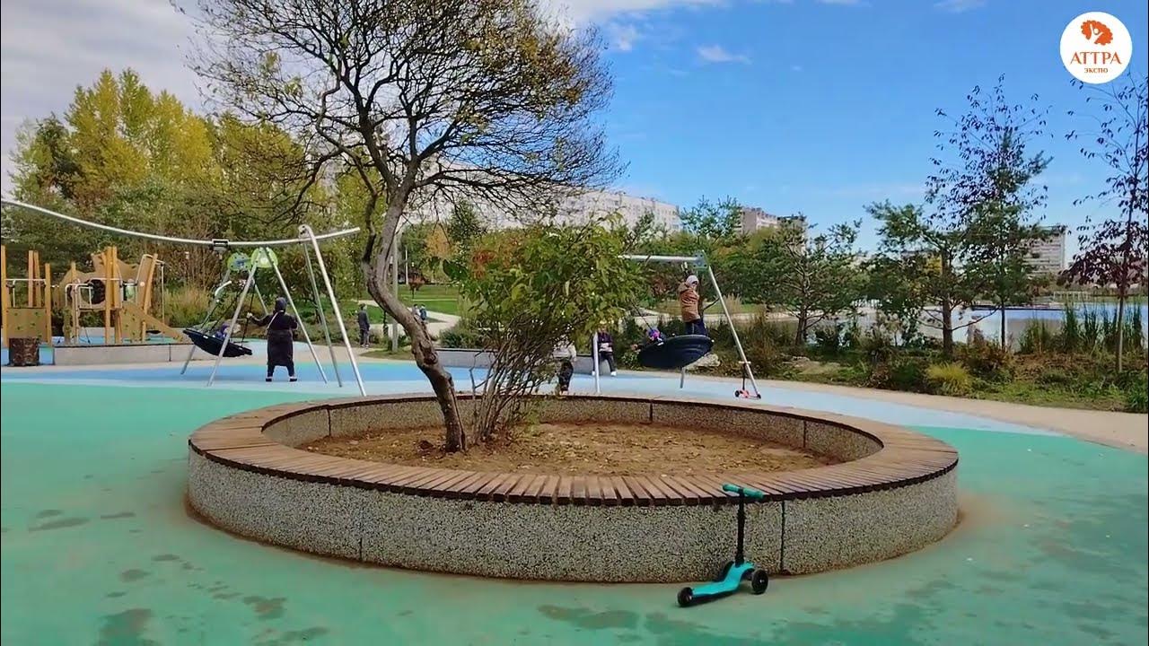 Качели гнездо для детской площадки или дачи - YouTube