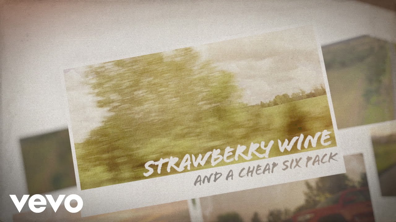 Travis Denning - Strawberry Wine And A Cheap Six Pack (Official Lyric Video)