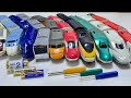 プラレール 新幹線 MAX E5系はやぶさ こまち 700系のぞみ シールをさがせ 新幹線&電車を動作確認！Video of the operation of the vehicle.