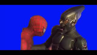 Spider-Man green goblin fight green screen