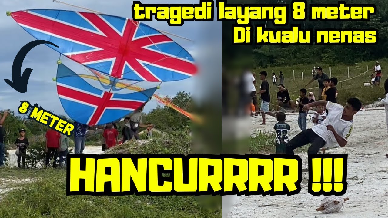 🔥TRAGISSS!!🔥, Layang dengung 8 meter terbang mengudara di langit pekanbaru!!