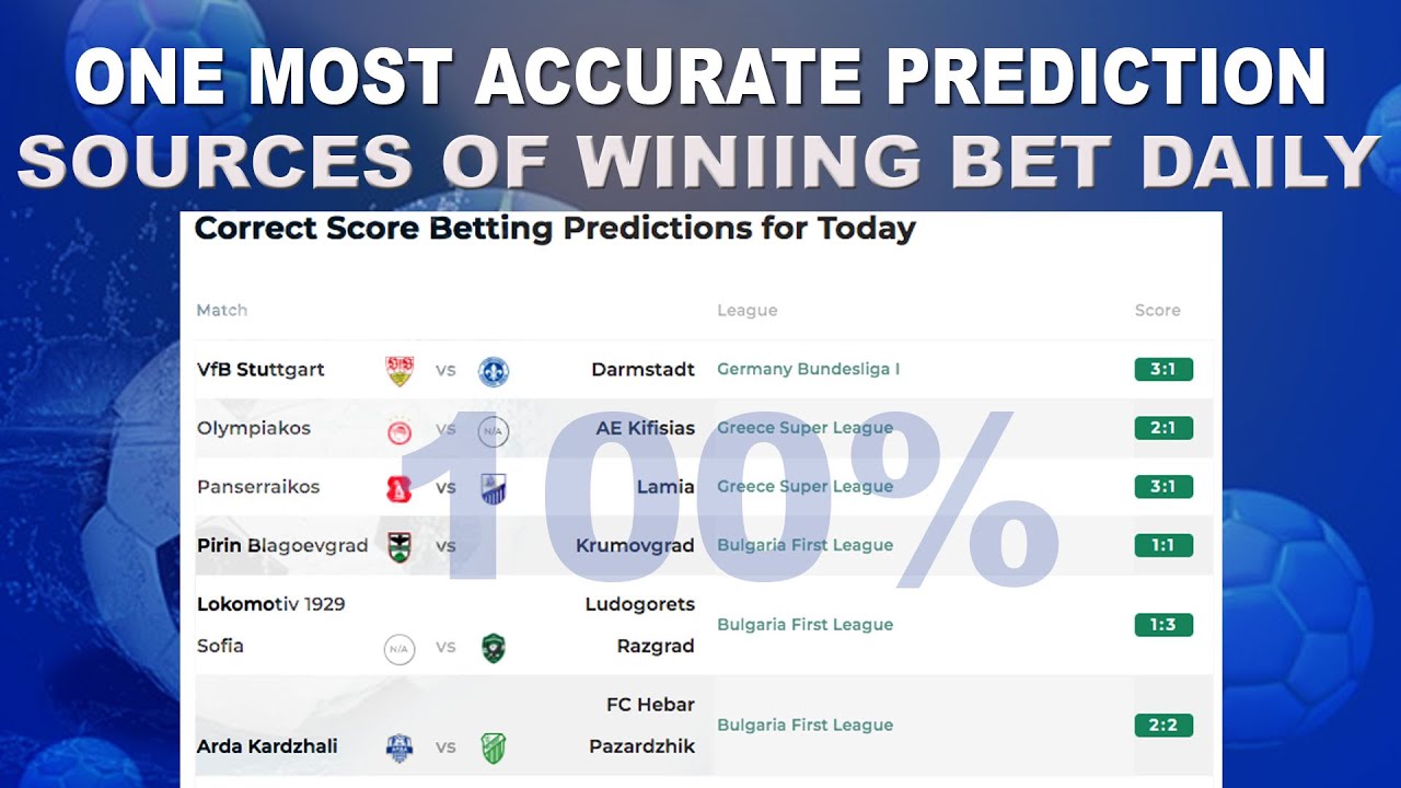 Accurate Football Predictions for FREE