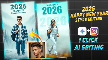 Happy new year 2026 photo editing | 2026 Trending Photo Editing | Gemini photo edit