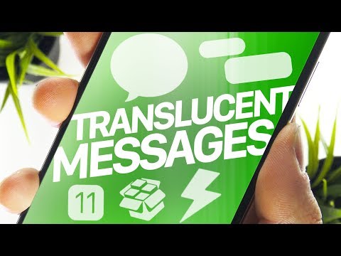 iOS  Jailbreak: Translucent Messages for iOS  & iPhone !! (Tweak of the Day)