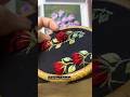 Most beautiful rose flower hand embroidery #shorts #trending #embroidery #success