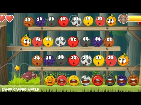 Red Ball with All Balls - YouTube