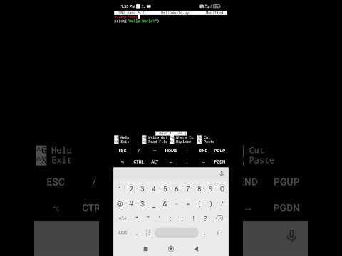 Python Hello World Program in Different Ways on Android Phone / Termux
