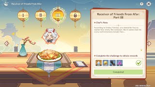 Receiver of friends from afar  Part - 3 | Genshin Impact
