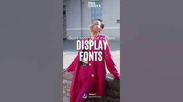 Modern Display Font | Typography 2023 #graphicdesigntrends2023 #typography #shorts