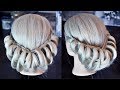 Греческая причёска на косах | Hairstyles by REM | © Lena Rogovaya