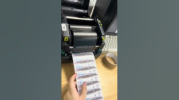 RFID label printing #rfid #nfc
