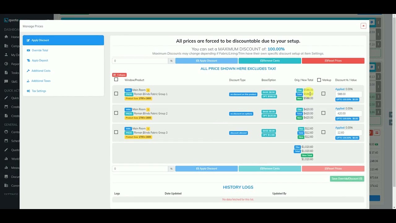 8.12 Override All Discount Restrictions Function - YouTube