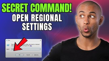 Secret RUN Command to Open Regional Settings on Windows 10/11
