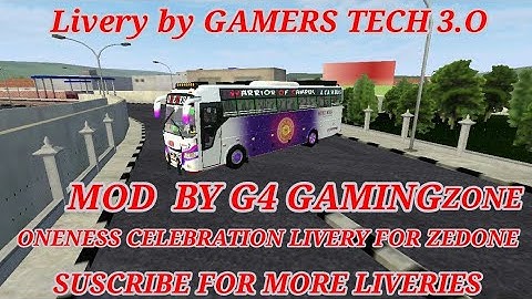 ONENESS CELEBRATION LIVERY FOR G4 GAMING ZONE ZEDONE MOD