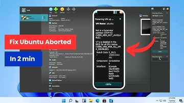 Fix Ubuntu Abort issue || Not in hyperverse partition issue || VERR_NEM_NOT_AVAILABLE
