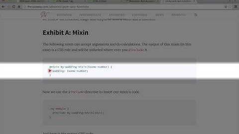 159. The difference between a SASS function and a mixin