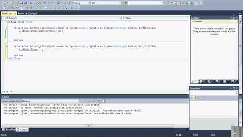 Visual Basic ListBox Kullanımı