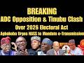 Opposition Tinubu Clash Over Electoral Act Agbakoba Urge NASS To Mandate E Transmission