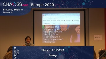 Story of FOSSASIA | Hong | CHAOSScon EU 2020