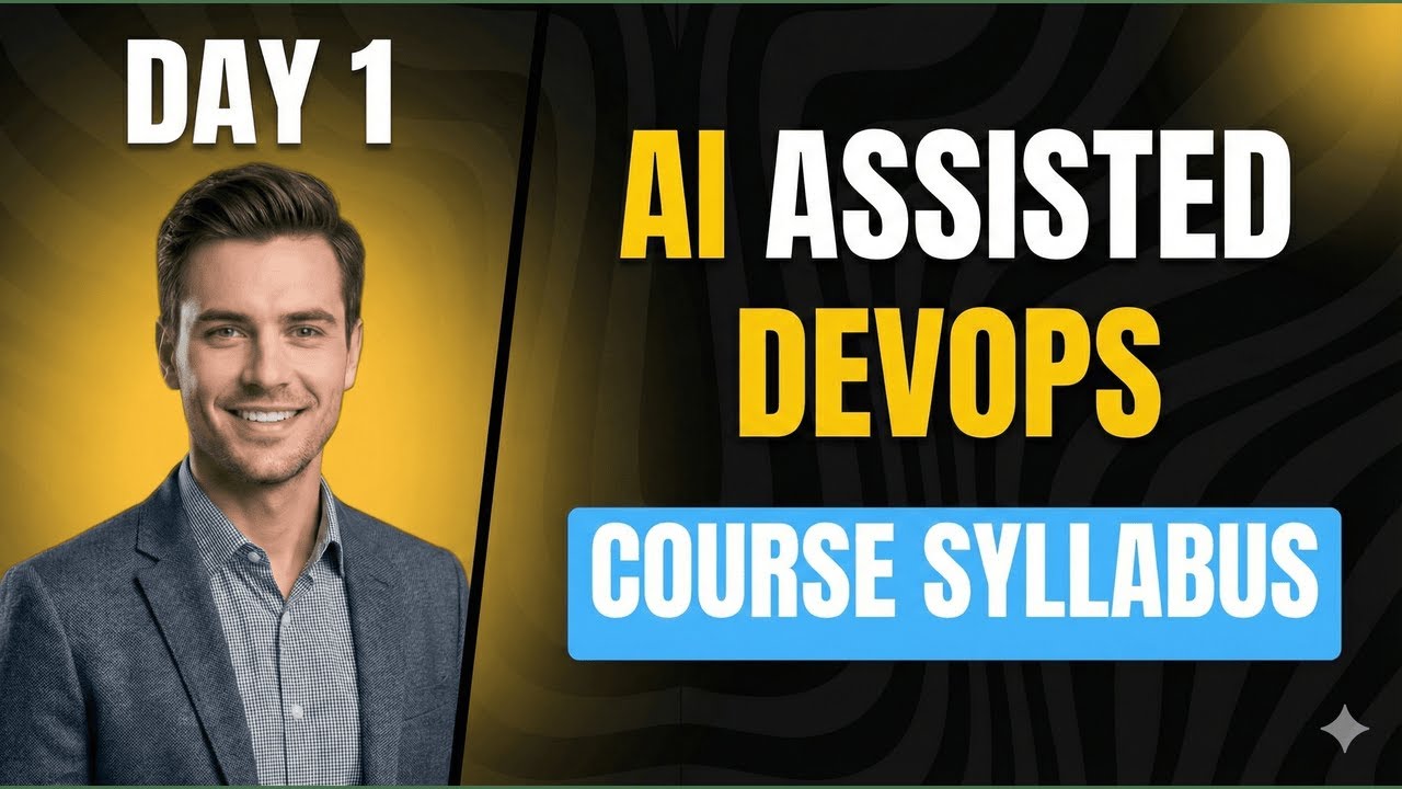 DAY-1 | AI Assisted DevOps Zero to Hero | Course Syllabus - YouTube