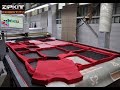 Раскройный комплекс Investronica Topaz CV 070 запуск на фабрике Камелия-Принт Москва
