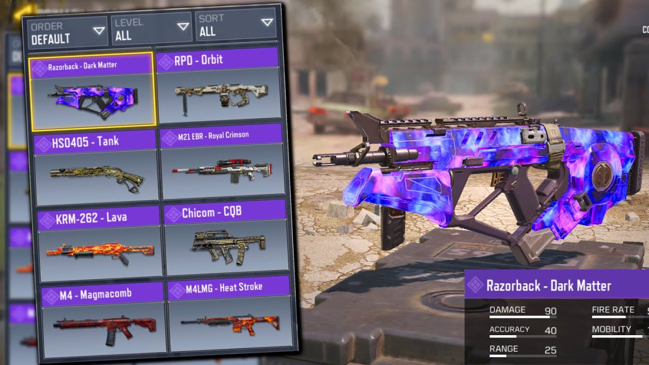 What Color are Epic Weapons in Cod Mobile 