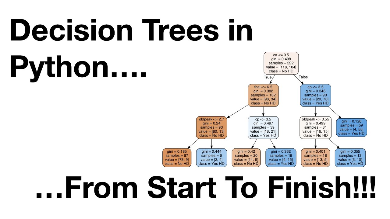 Classification Trees in Python from Start to Finish - YouTube