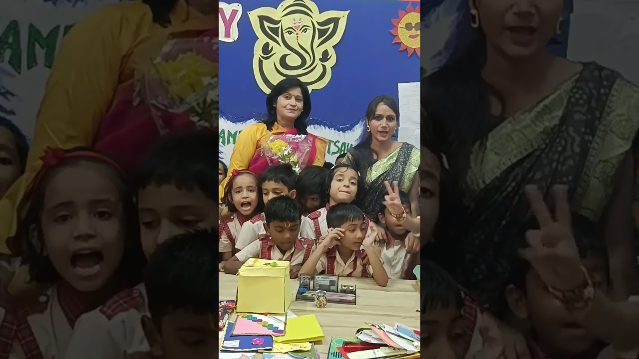 Teacher's day celebration with Pre primary kids