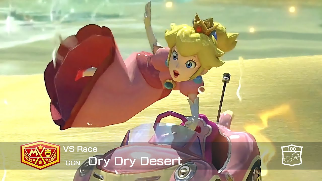 Mario Kart 8 Deluxe Peach Dry Dry Desert #67