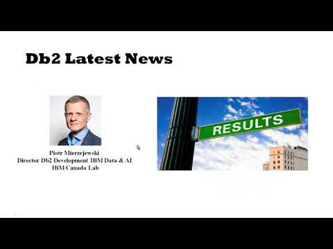 The Db2Night Show #235: Db2 for LUW Latest News