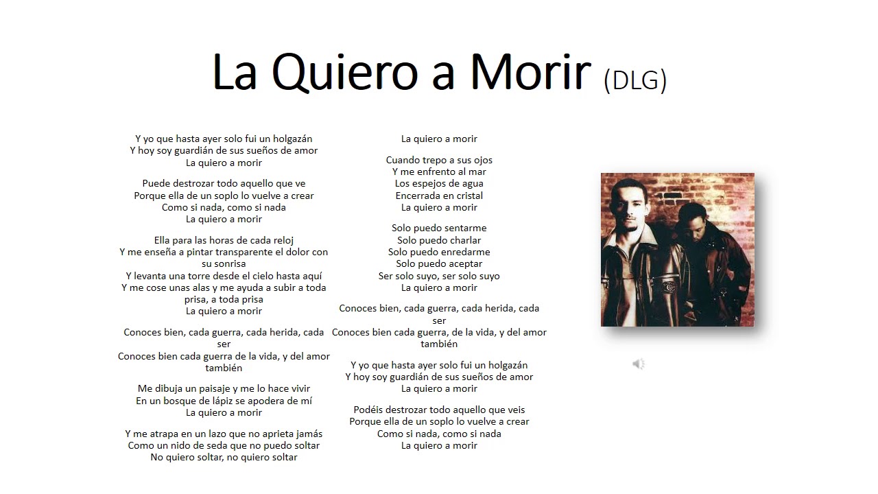 La Quiero a Morir DLG - YouTube
