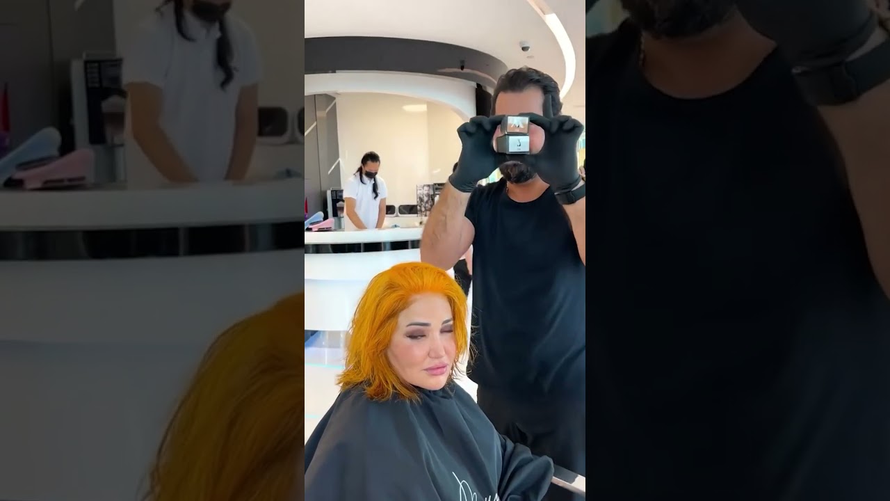 WHITE to BLONDE Hair Transformation #shorts