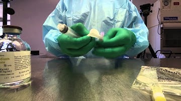 Aseptic Technique Instructional Video