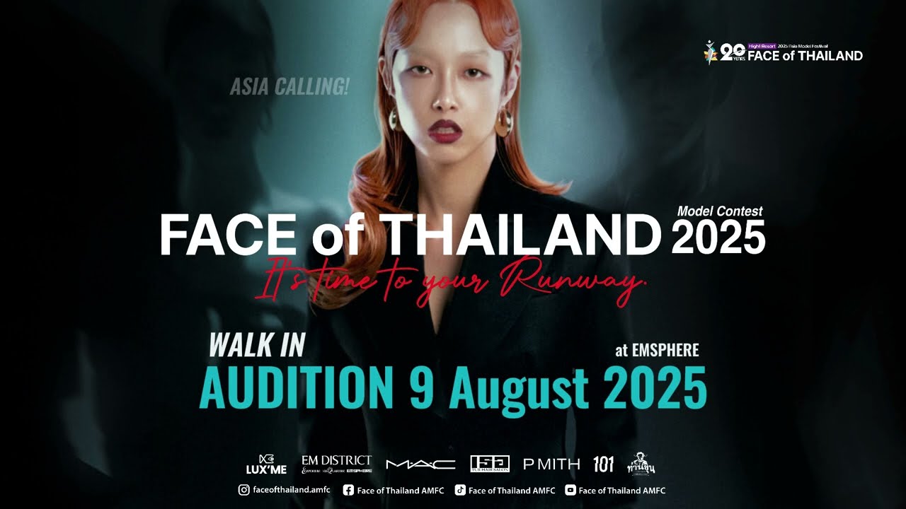 FACE of THAILAND 2025  Walk-in Open Call