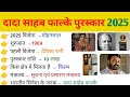 दादा साहेब फाल्के पुरस्कार 2025 | Awards Current Affairs 2025 | Dada Saheb Phalke Puraskar 2025 GK