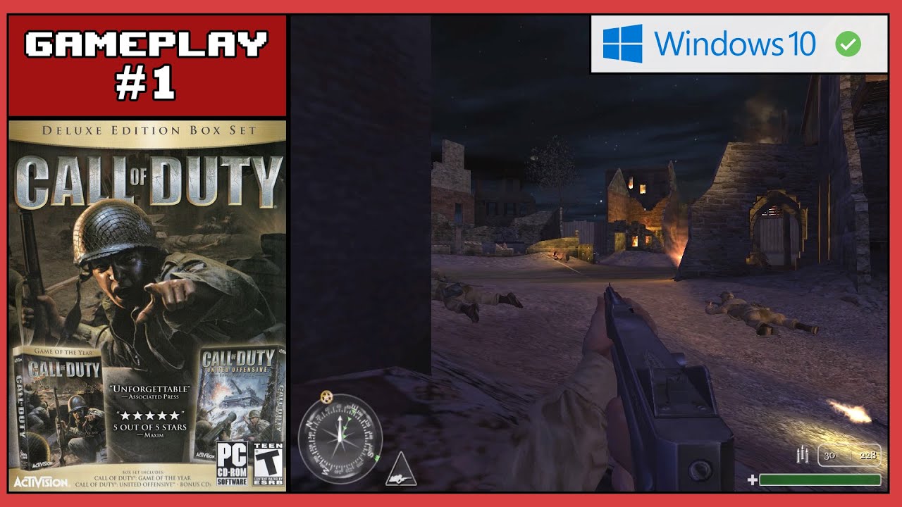 Call of Duty: Deluxe Edition PC Gameplay, Windows ,