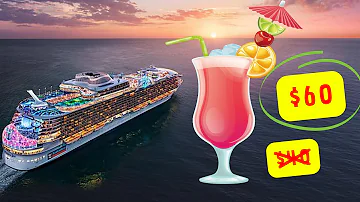 ¿Qué bebidas son gratis en un crucero?