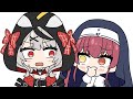 Marine and Chloe arguing about the number of days they don't take a bath【Hololive AnimatedClip】