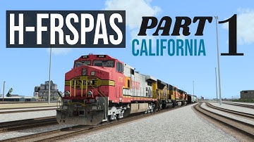 California H-FRSPAS part 1 - Fresno, CA to Pasco, WA - BNSF Stockton Sub - Run 8 Train Simulator