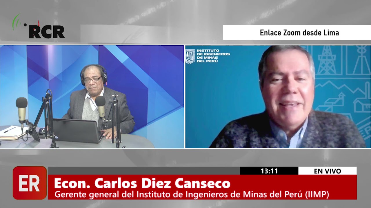 ENTREVISTA A CARLOS DIEZ CANSECO, GERENTE GENERAL DEL INSTITUTO DE INGENIEROS DE MINAS DEL PERÚ