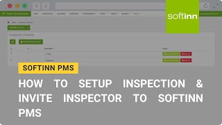 How to Setup Inspection & Invite Inspector to Softinn PMS (Hotel PMS)